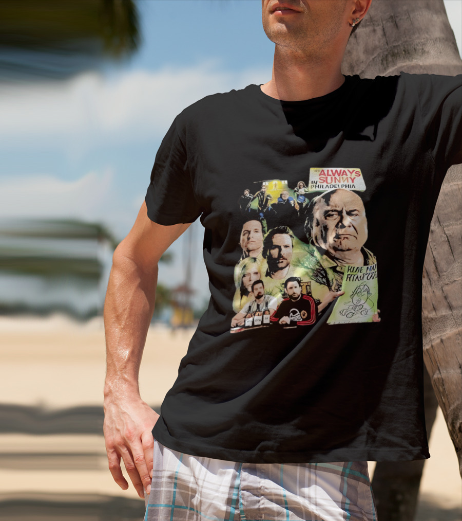 Always Sunny In Philadelphia Characters Collage T-Shirt