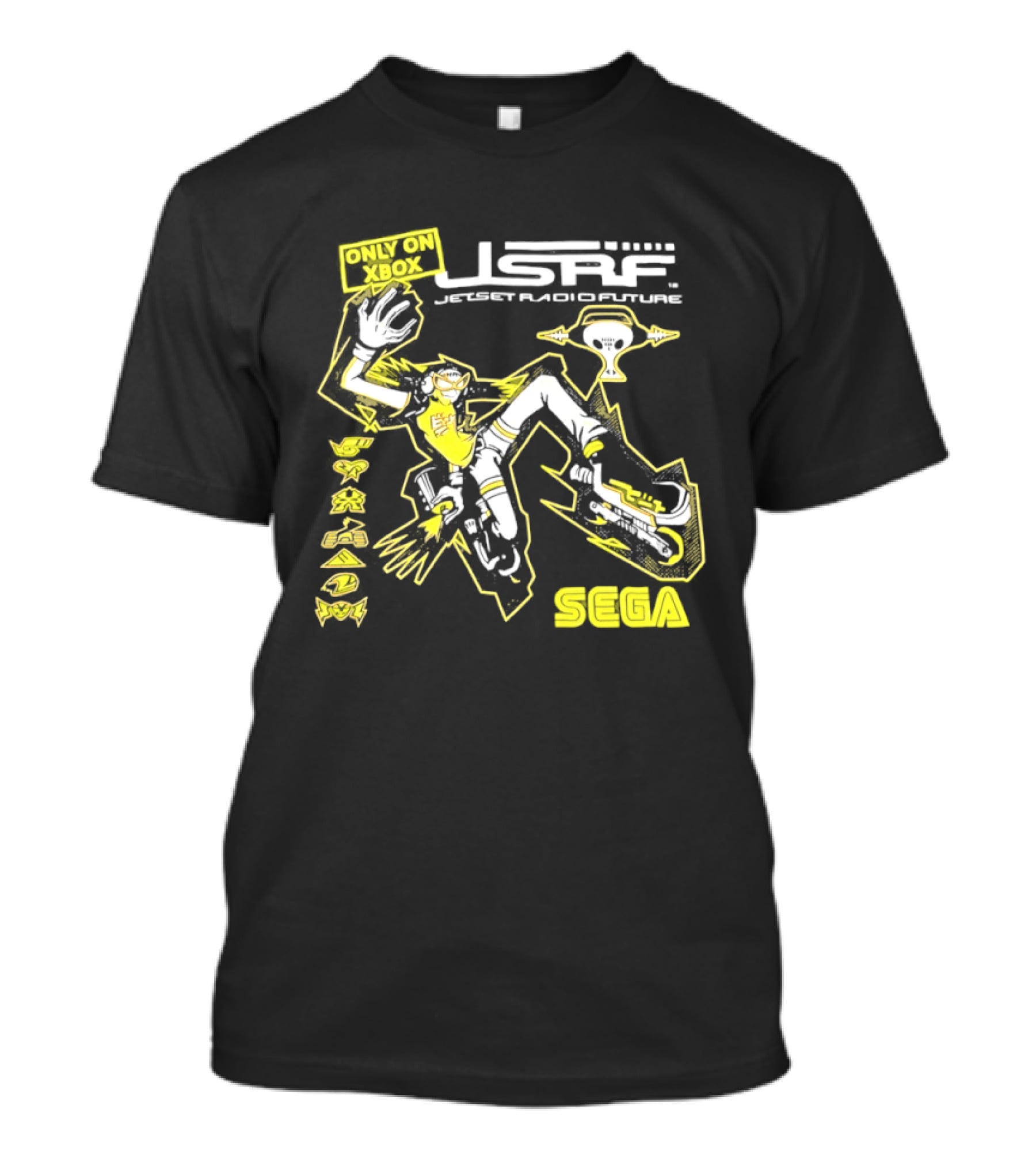 Jet Set Radio Future Sega Xbox Exclusive Iconic Game Characters T-Shirt