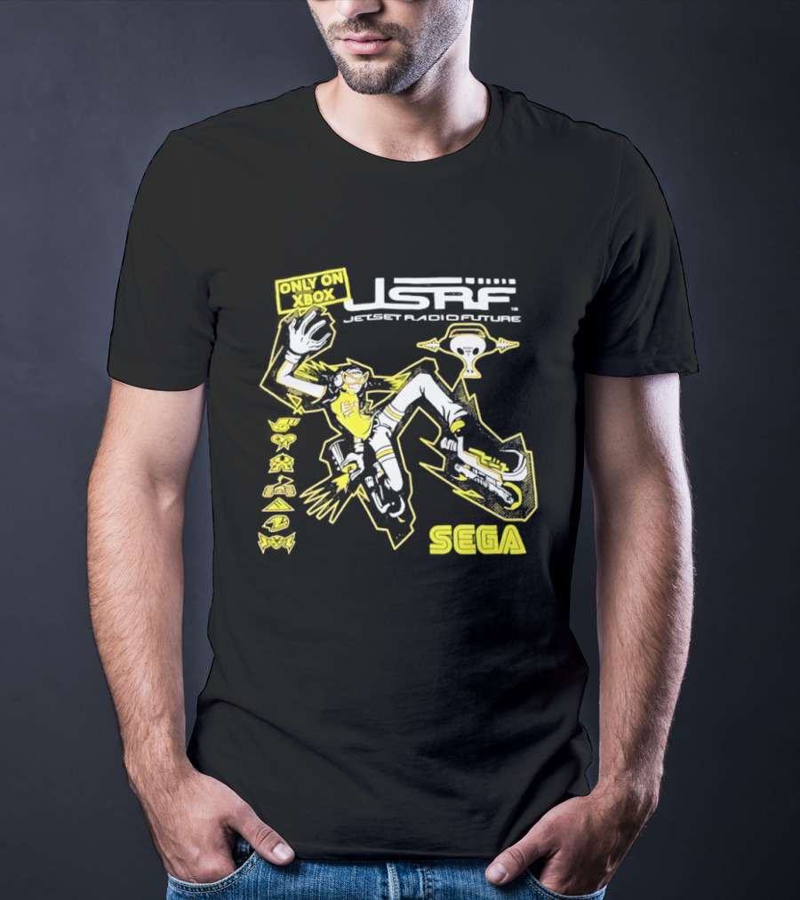 Jet Set Radio Future Sega Xbox Exclusive Iconic Game Characters T-Shirt