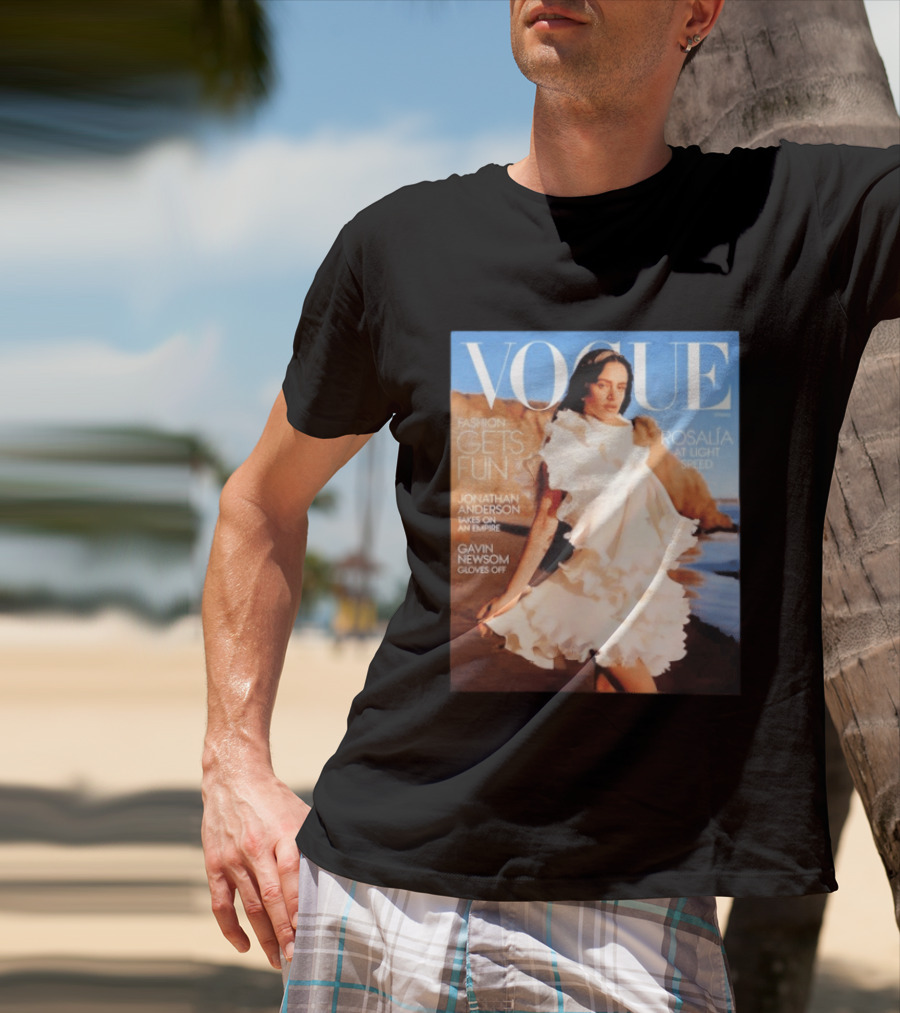 Vogue Spring Fashion Rosalia At Light Speed Jonathan Anderson Gavin Newsom T-Shirt