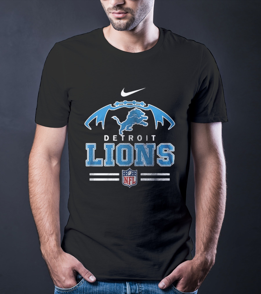 Detroit Lions Grumpy Old Caterpillar Operator NFL Nike T-Shirt