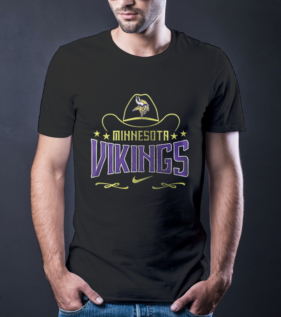 Never Underestimate Minnesota Vikings Fan With George Strait Passion T-Shirt