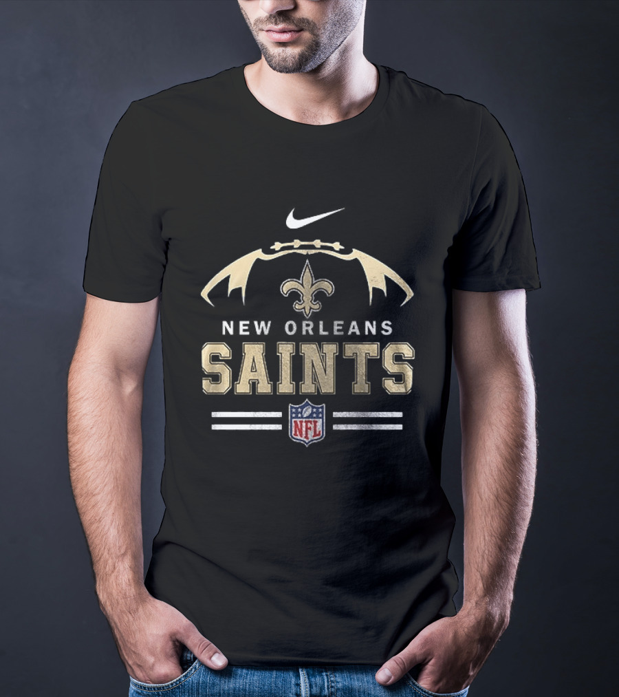 New Orleans Saints Grumpy Old Caterpillar Operator NFL Licensed T-Shirt