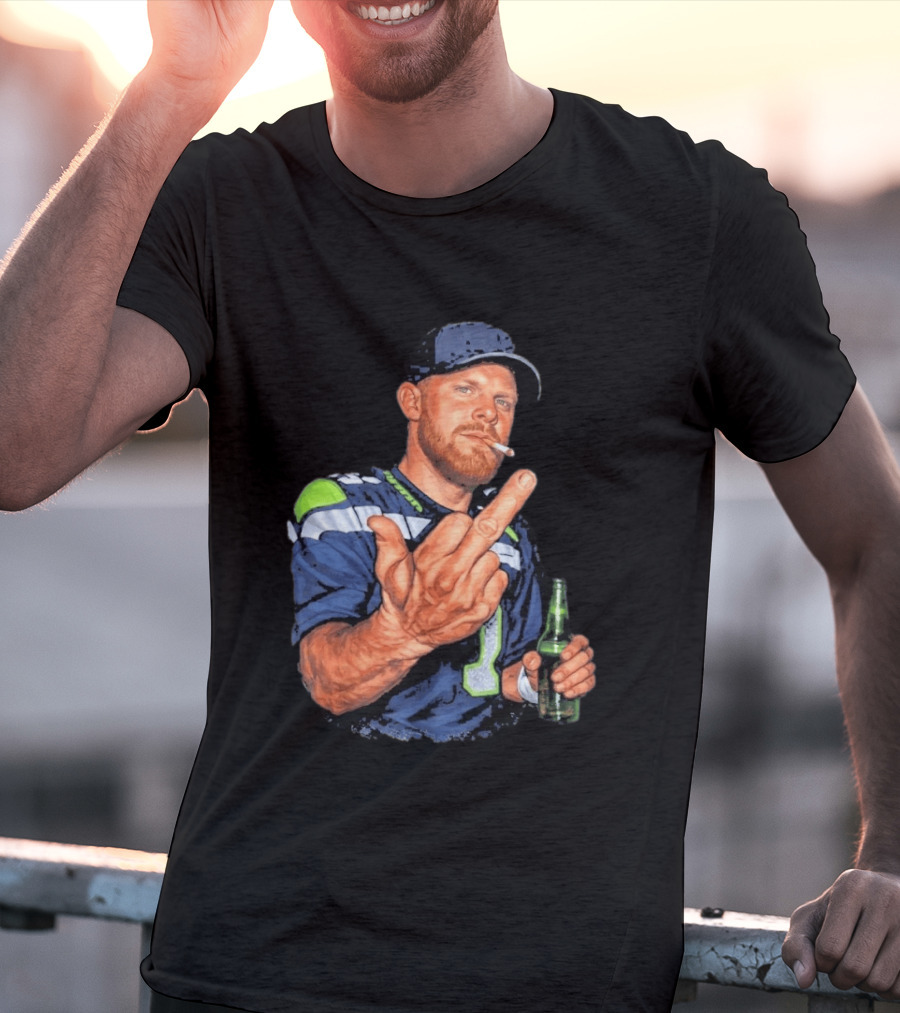 Sam Darnold Flipping Off T-Shirt