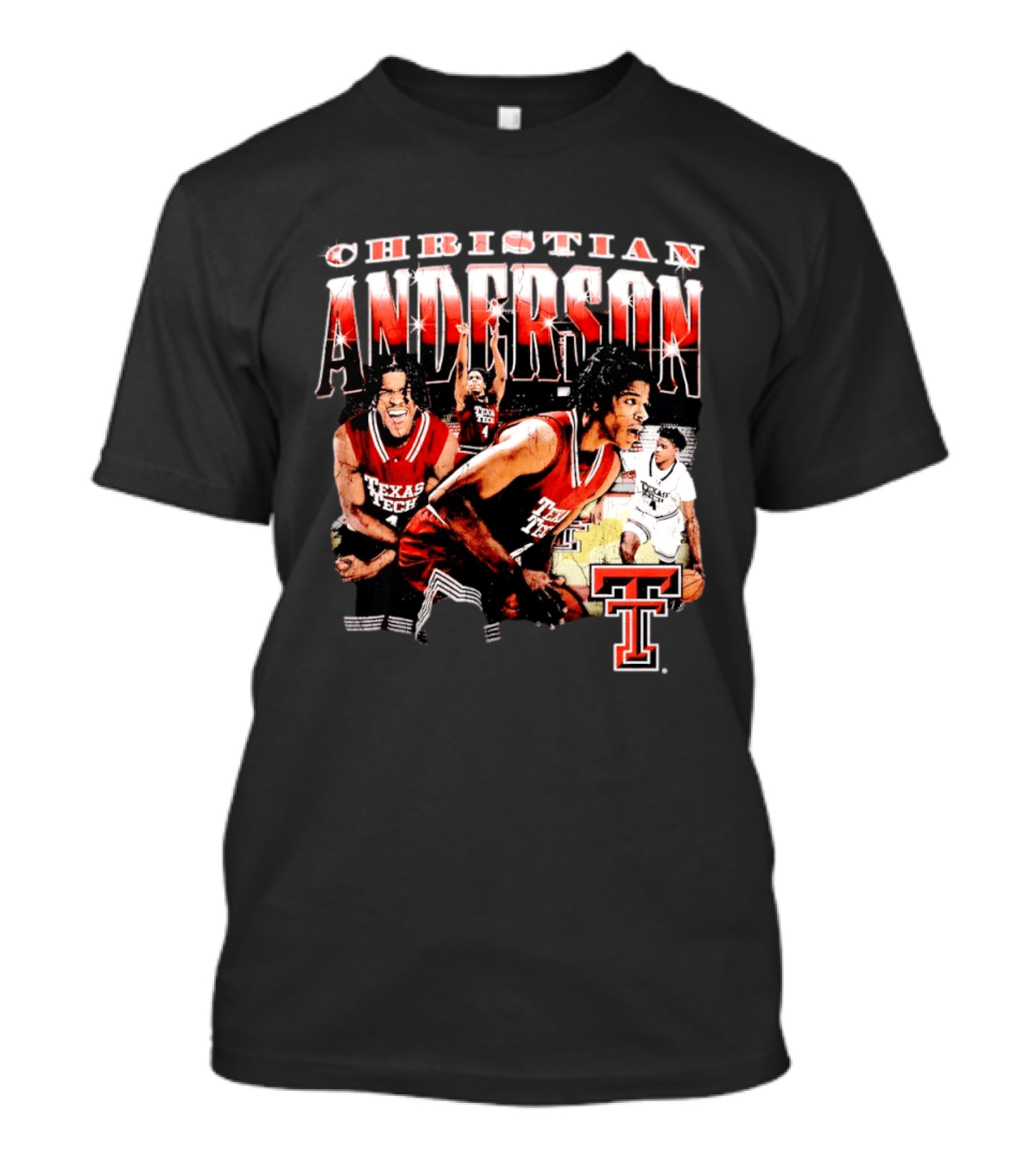 Christian Anderson Texas Tech Basketball 90s T-Shirt