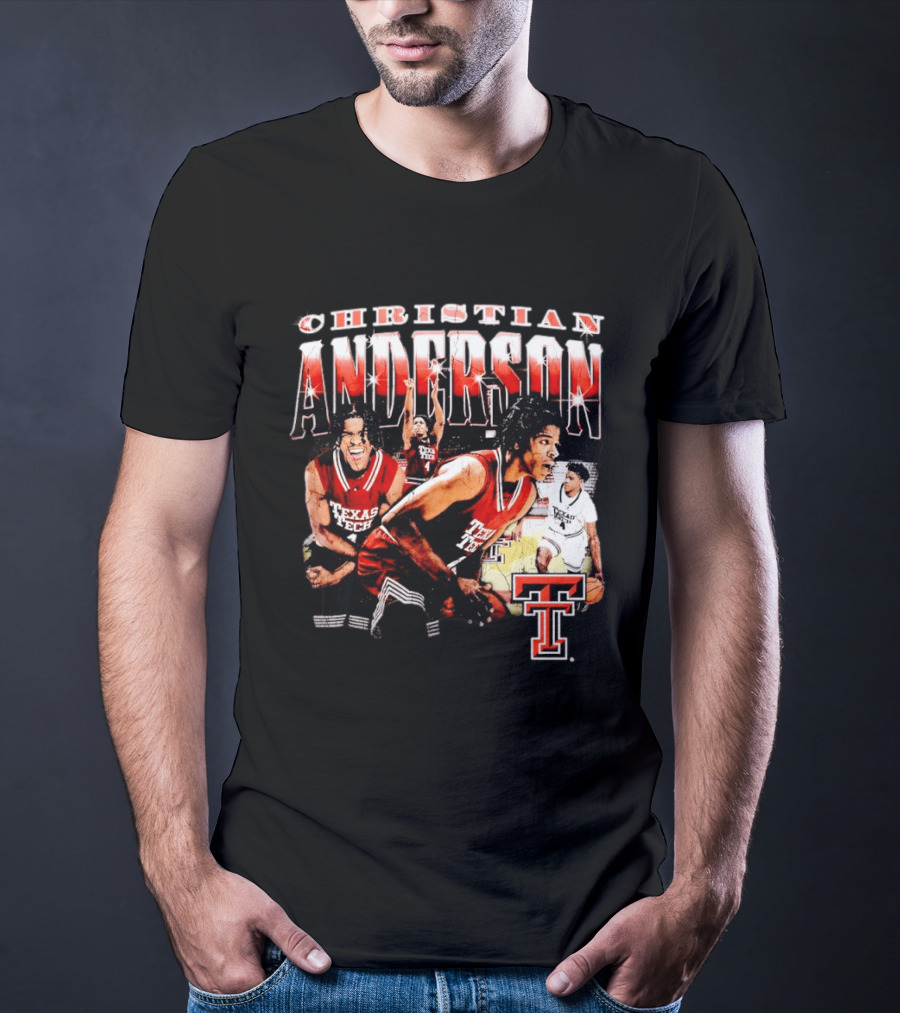 Christian Anderson Texas Tech Basketball 90s T-Shirt