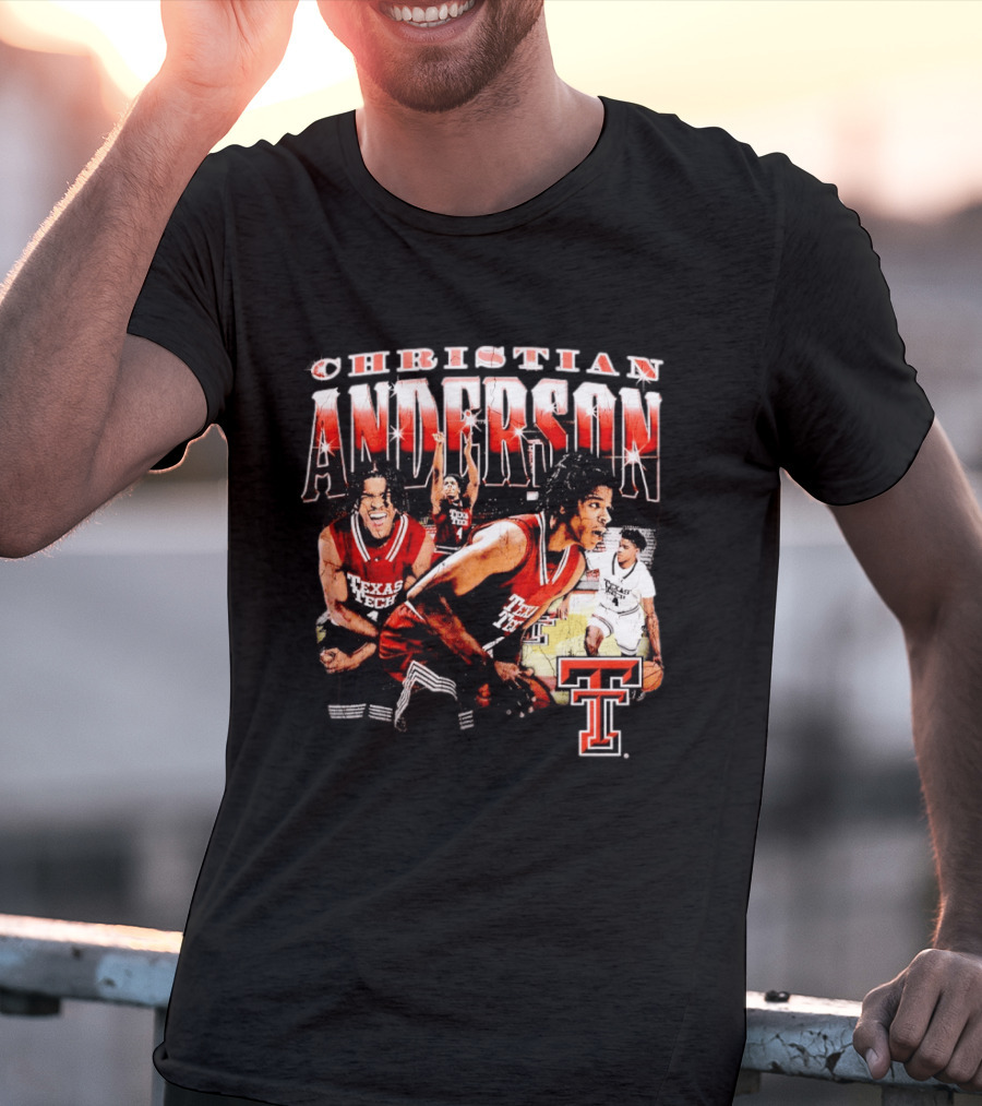 Christian Anderson Texas Tech Basketball 90s T-Shirt