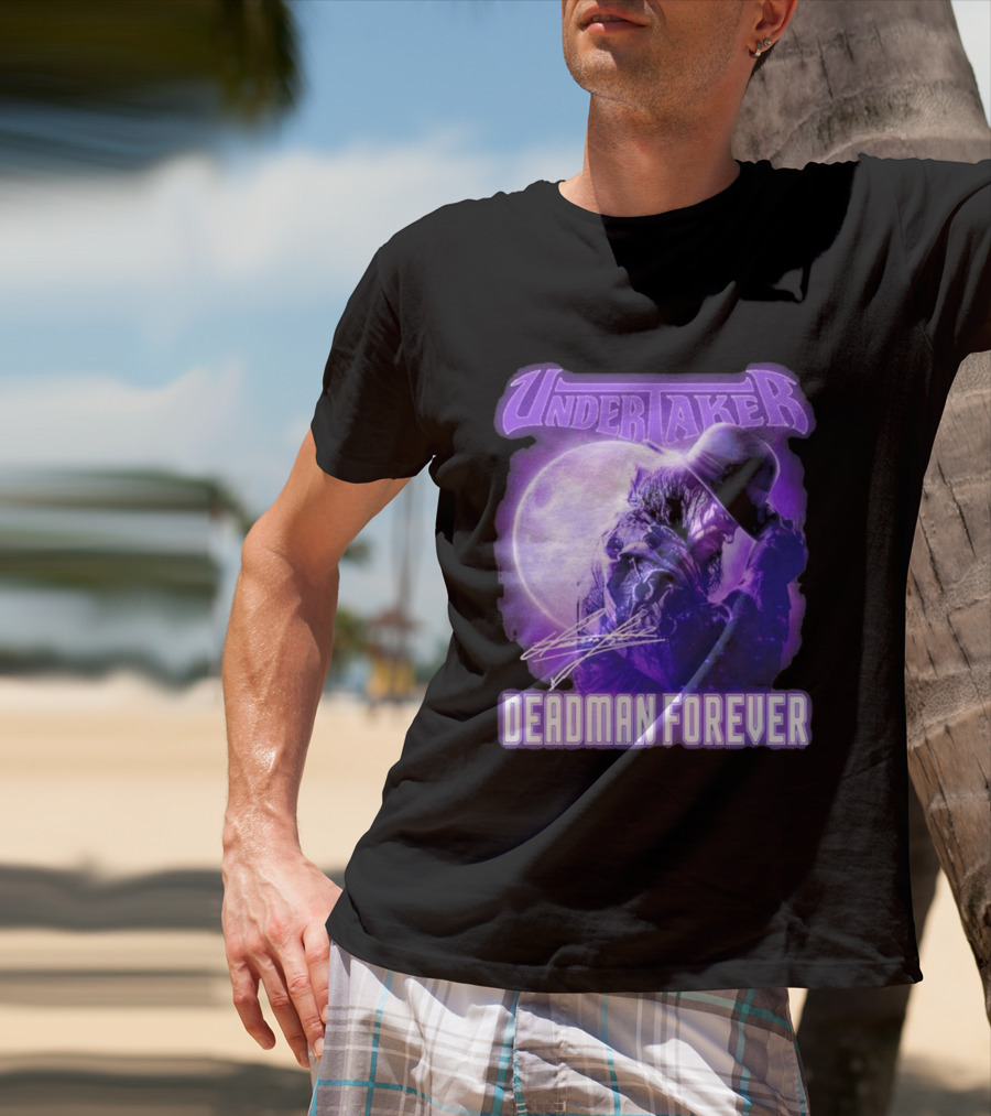 Undertaker Deadman Forever Purple Moon T-Shirt