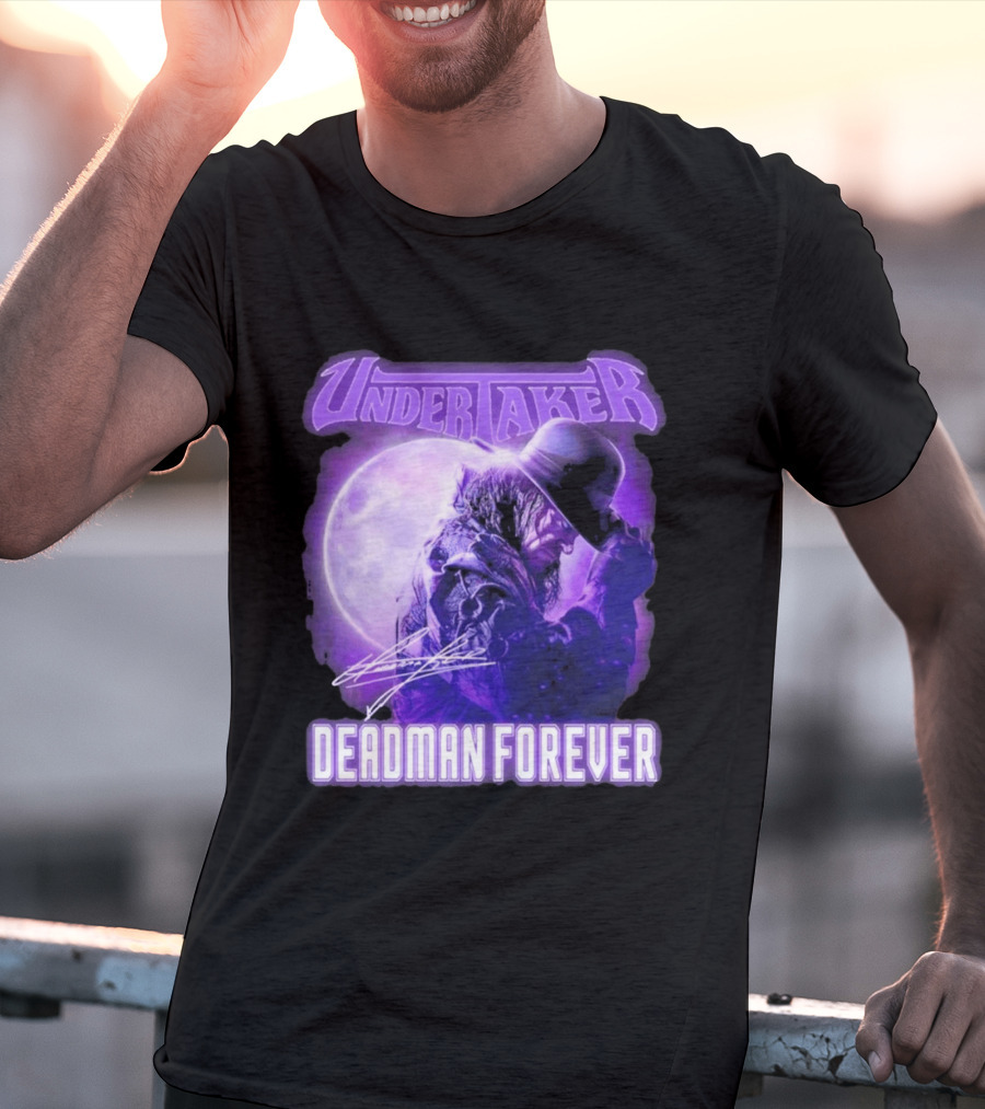 Undertaker Deadman Forever Purple Moon T-Shirt