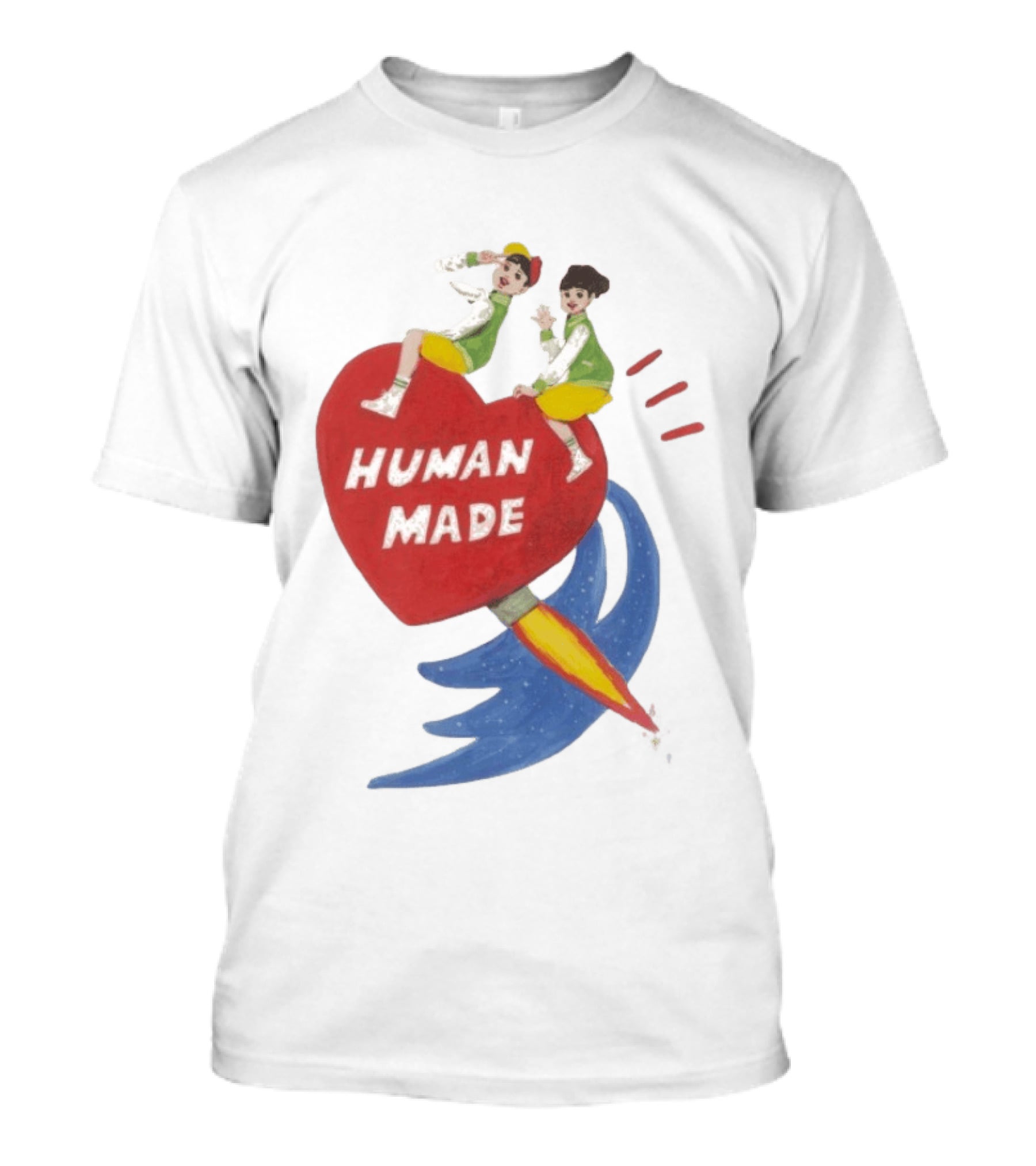Human Made Heart Rocket Design Keiko Sootome T-Shirt