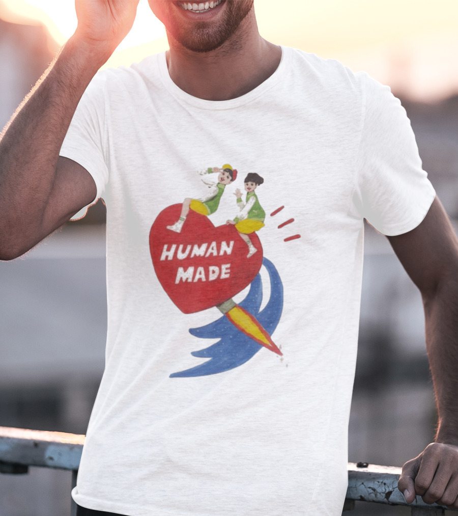 Human Made Heart Rocket Design Keiko Sootome T-Shirt