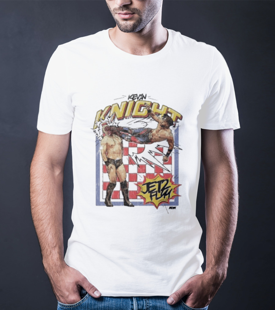 Kevin Knight Jet2fly Wrestling Kick Action T-Shirt