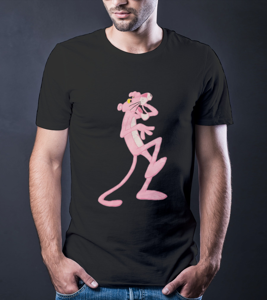 Pink Panther Cartoon Character Classic Pose T-Shirt
