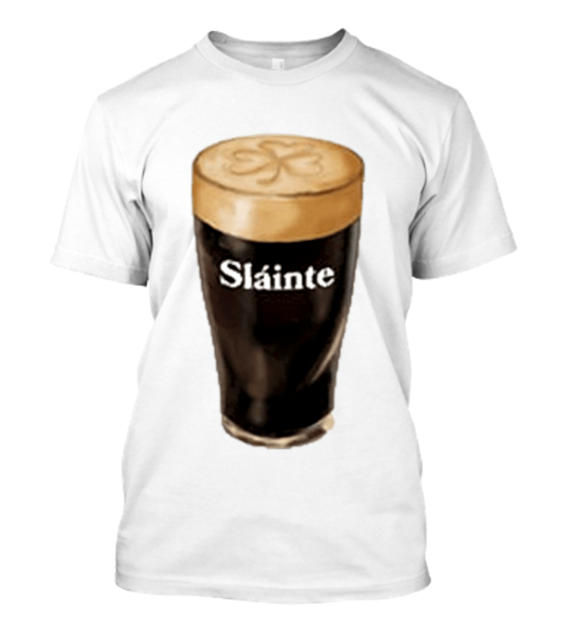 Sláinte Irish Shamrock Brew Pint T-Shirt