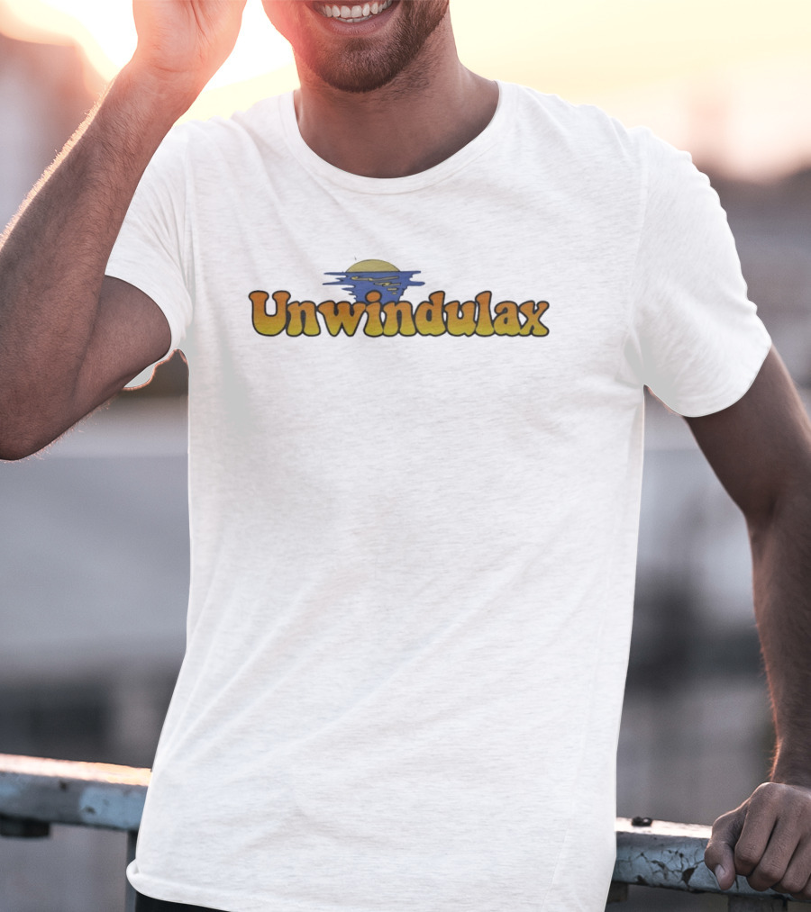 30 Rock Unwindulax Relaxation Vibes Sunset T-Shirt