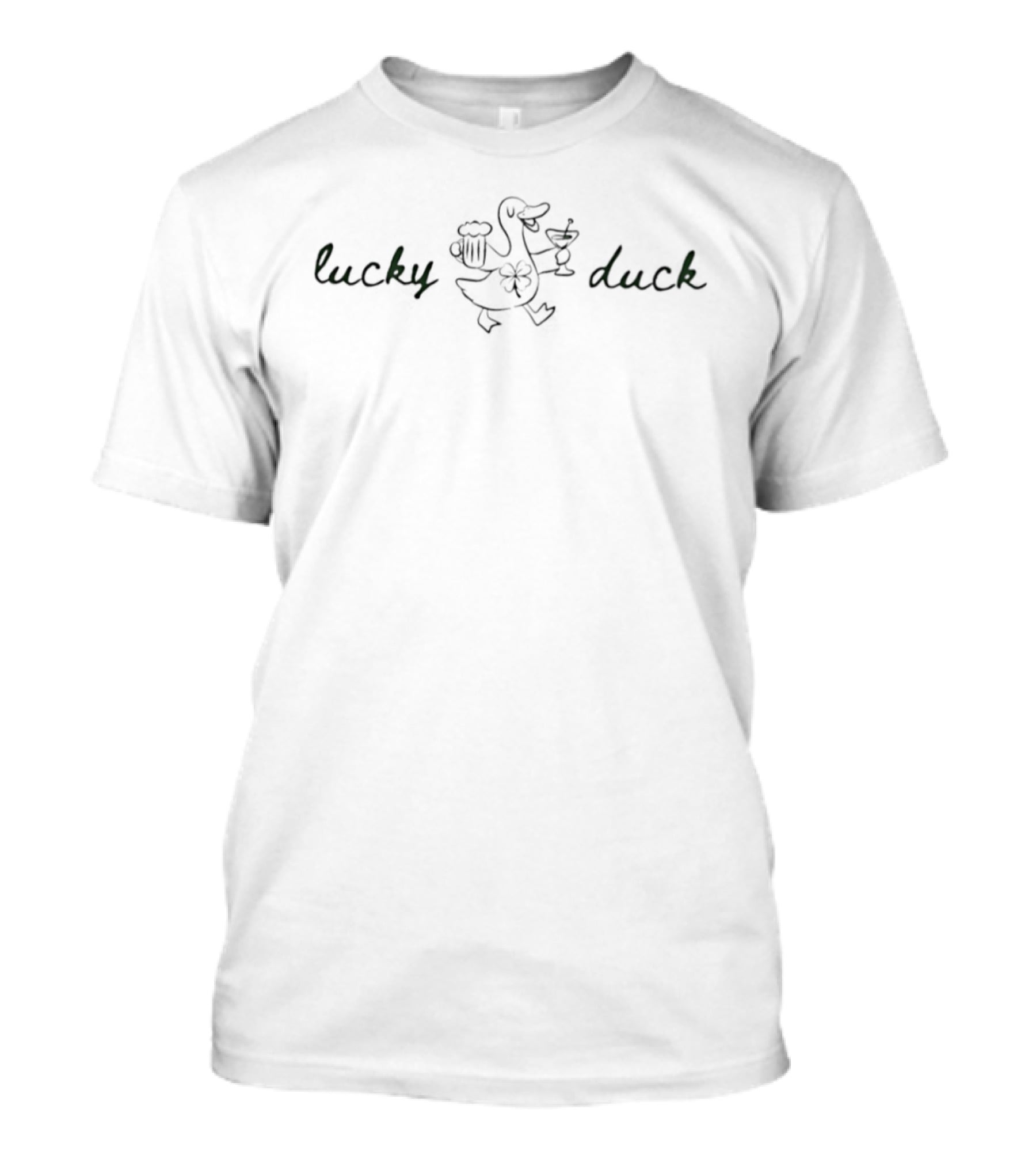 Lucky Duck Shamrock St Patrick's Day 2026 T-Shirt