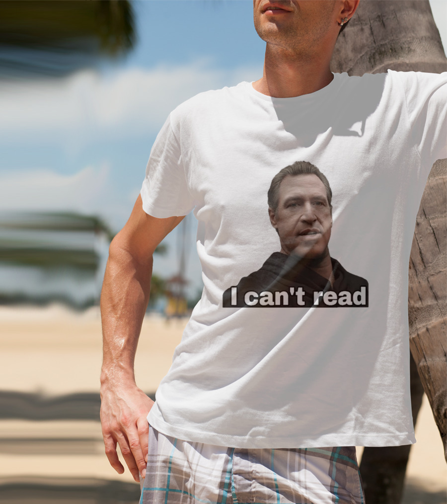I Can't Read Funny Meme T-Shirt