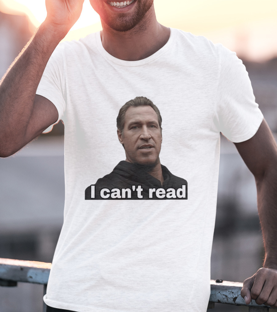 I Can't Read Funny Meme T-Shirt
