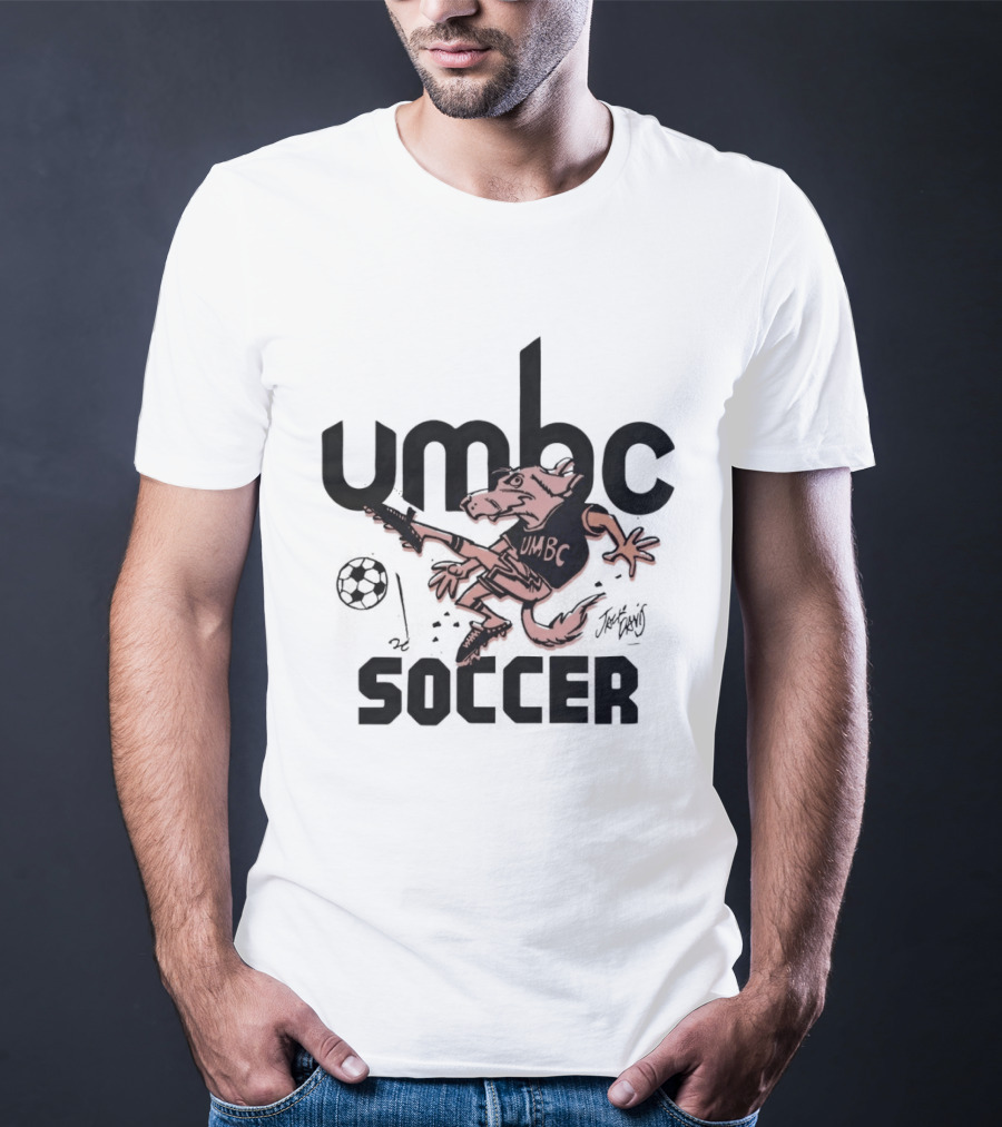 UMBC Retrievers Soccer Mascot Graphic Sport Fan T-Shirt