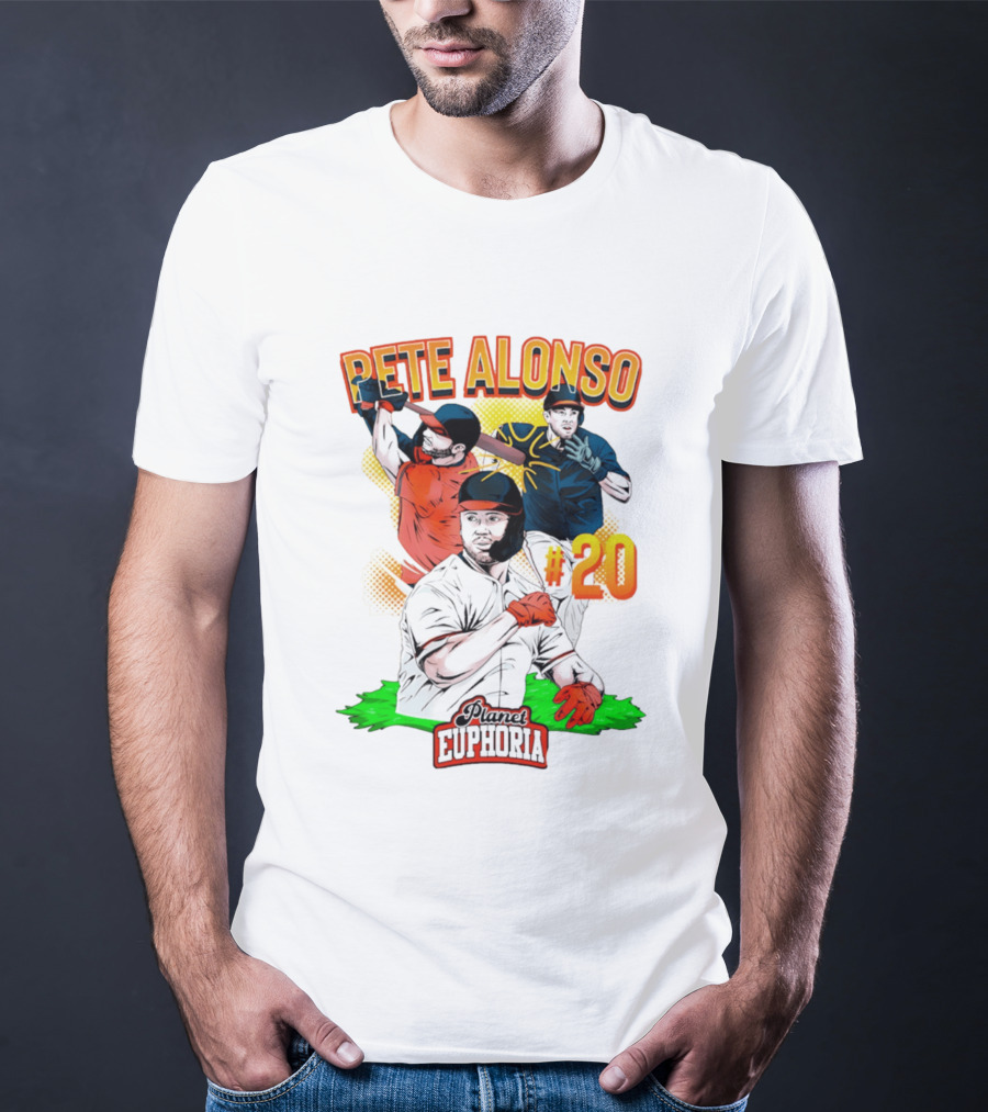 Pete Alonso Planet Euphoria #20 Baseball T-Shirt