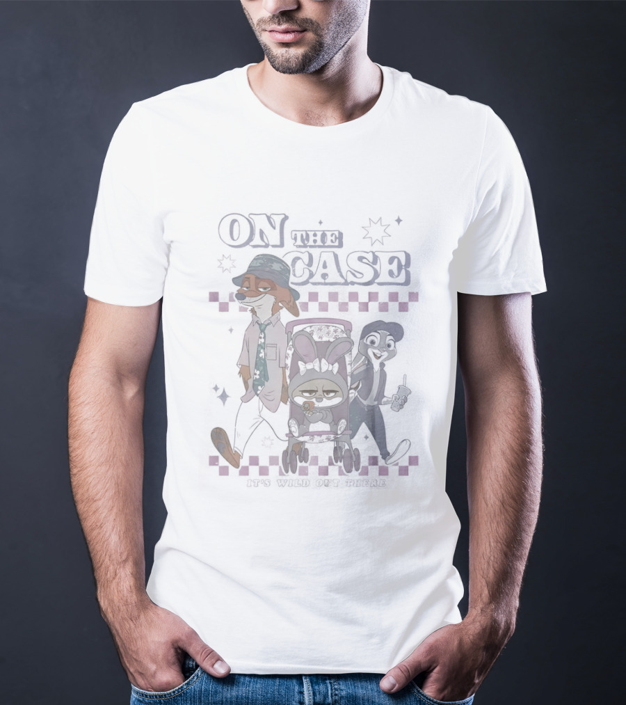Zootopia On The Case It's Wild Out There Characters And Stars T-Shirt