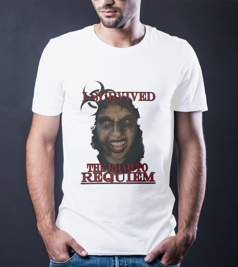 I Survived The Road To Requiem Intense Face Expression T-Shirt