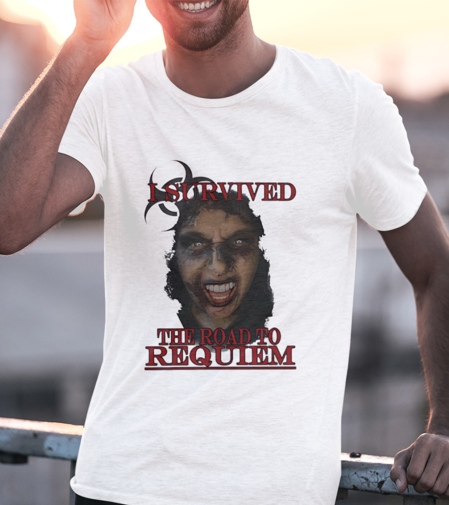 I Survived The Road To Requiem Intense Face Expression T-Shirt