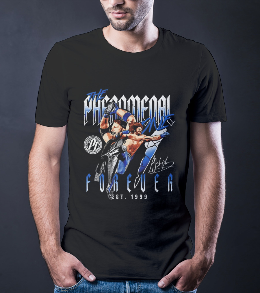 AJ Styles The Phenomenal One Forever Est. 1999 WWE T-Shirt