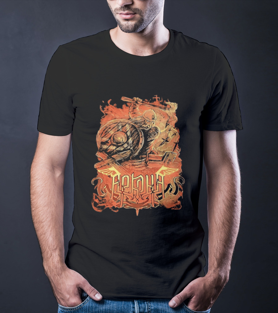 Arkona Viking Warrior USA Canada 2016 Tour T-Shirt