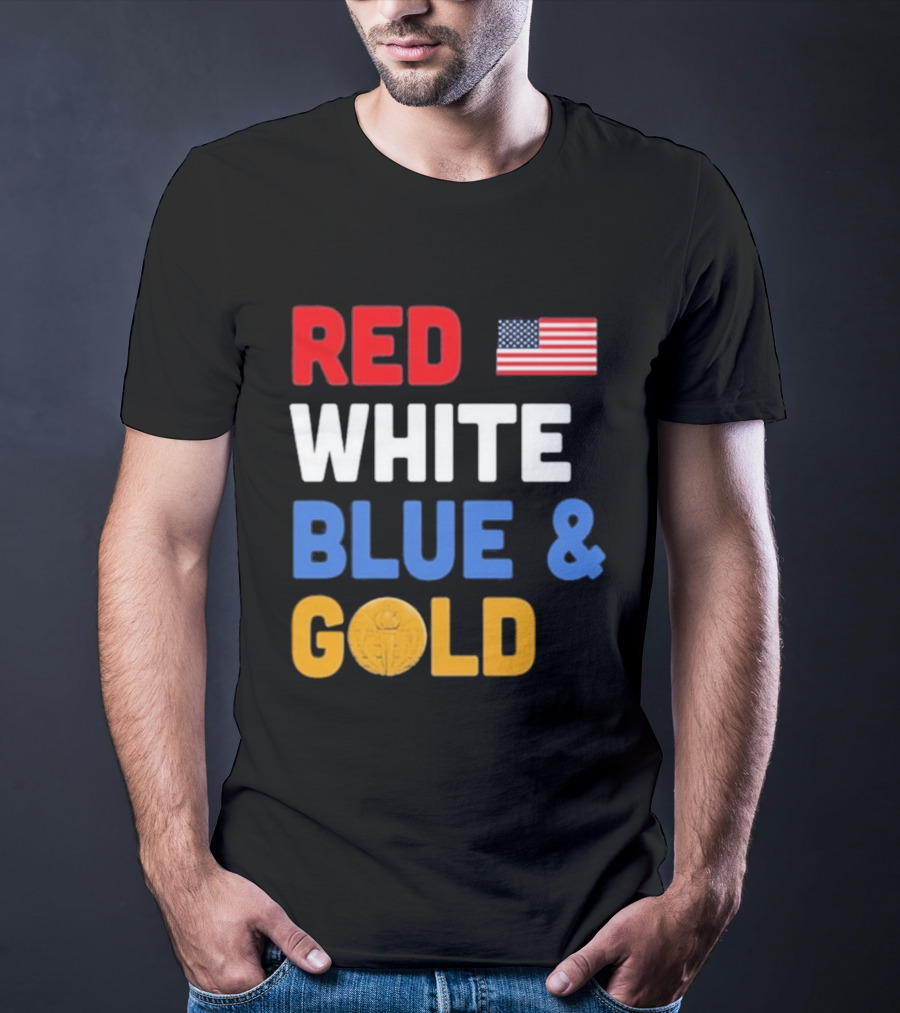 Red White Blue Gold Team USA Win Olympics Forever T-Shirt