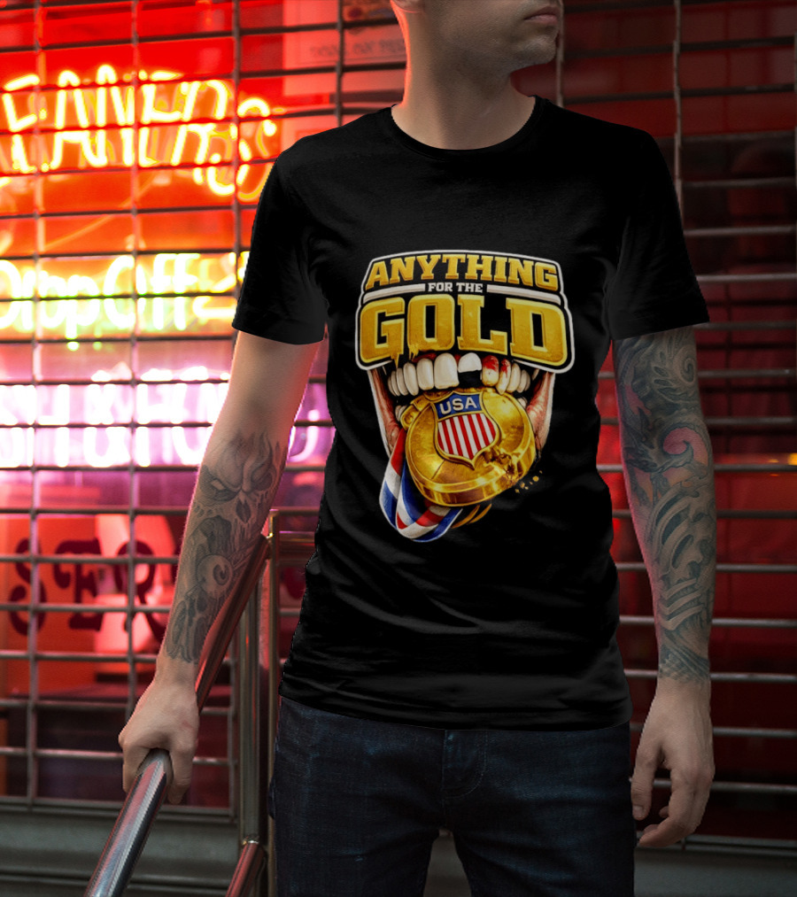 Anything For The Gold USA Medal T-Shirt