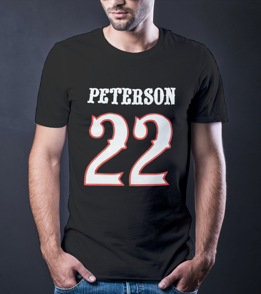 Darryn Peterson 22 Kansas Jayhawks Basketball T-Shirt