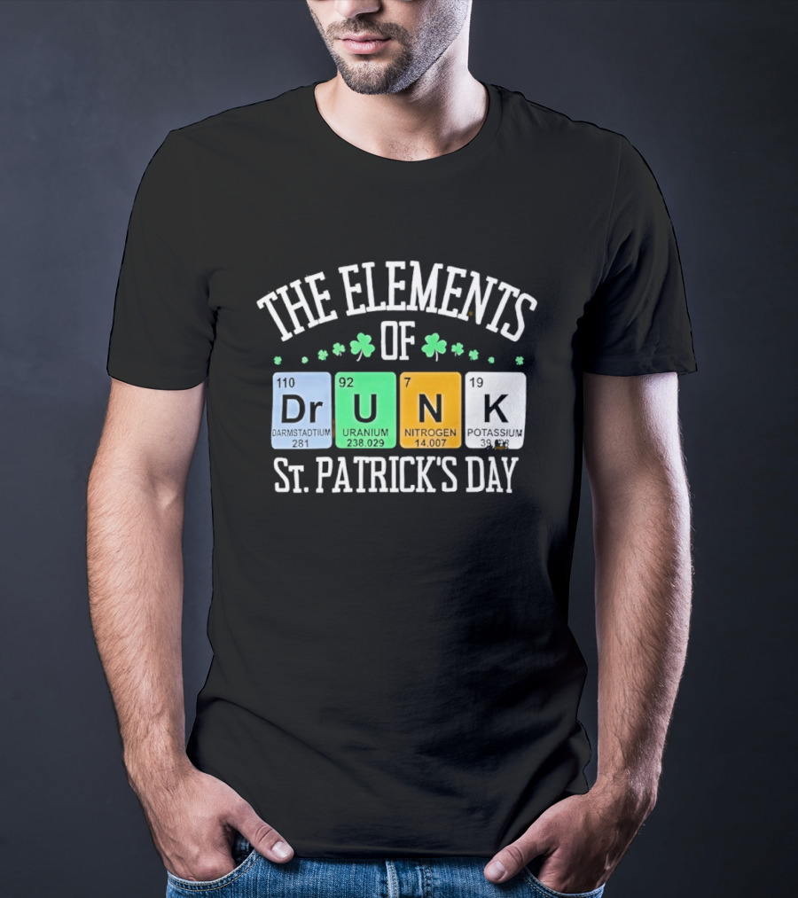 The Elements Of Drunk St. Patrick's Day T-Shirt