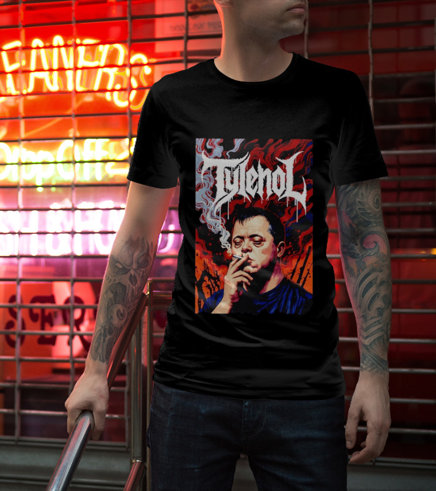 Tylenol Smoking Red And Black T-Shirt