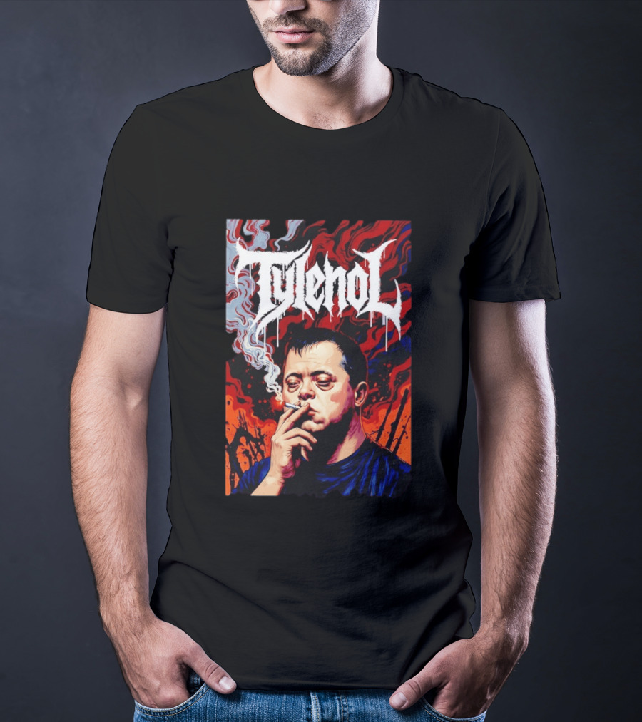 Tylenol Smoking Red And Black T-Shirt