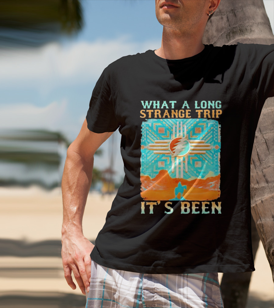 What A Long Strange Trip It's Been Grateful Dead Zia T-Shirt