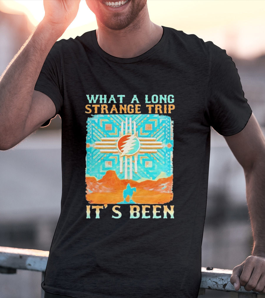 What A Long Strange Trip It's Been Grateful Dead Zia T-Shirt