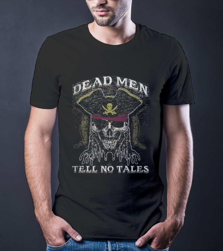 Pirate Skull Drunk3po Dead Men Tell No Tales T-Shirt