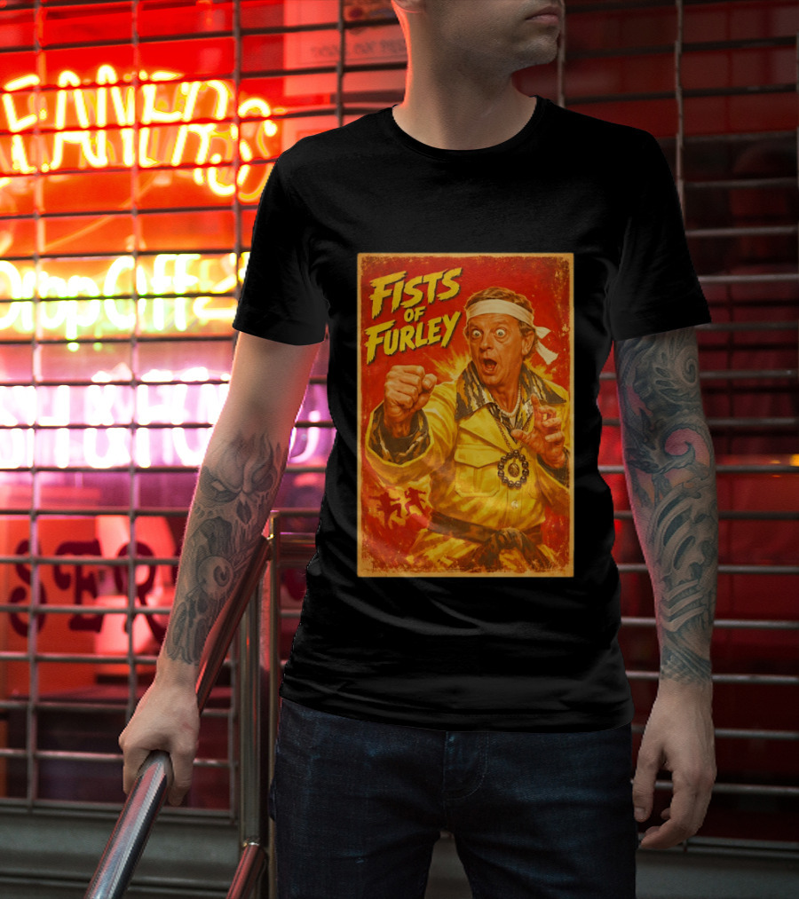 Fists Of Furley Retro Karate Kung Fu Master T-Shirt