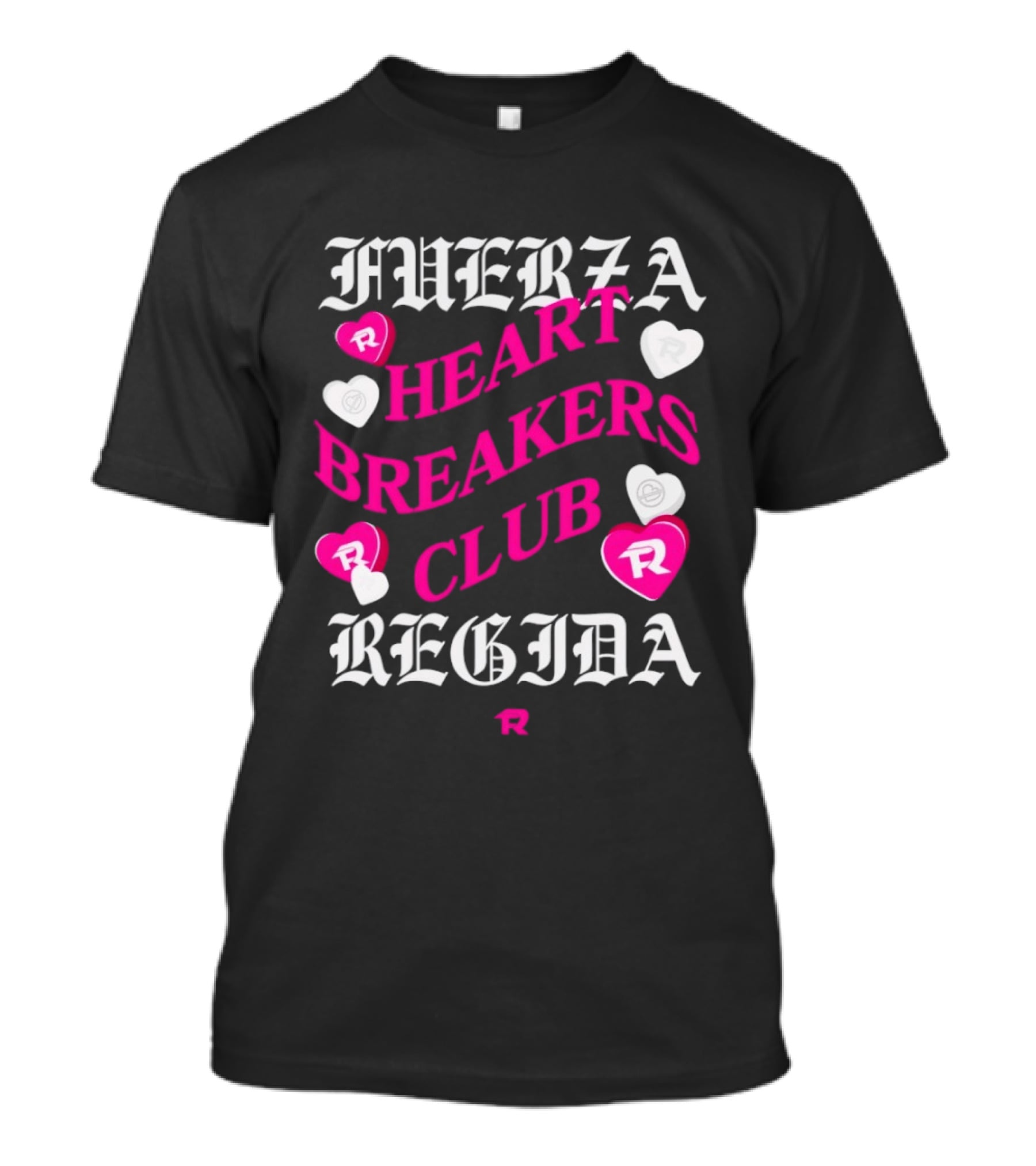 Fuerza Regida Heart Breakers Club Hearts T-Shirt