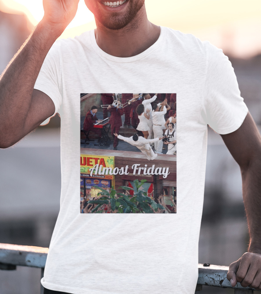 Almost Friday Bad Bunny Un Verano Sin Ti Party Scene T-Shirt