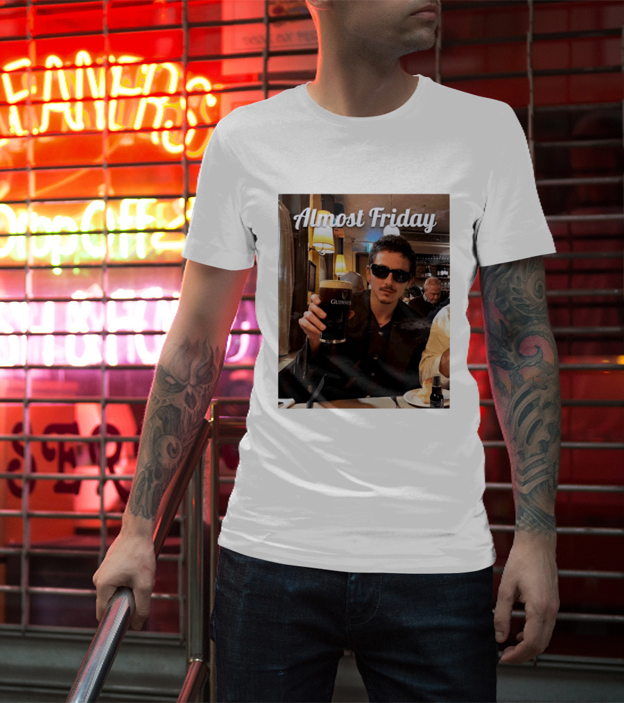 Almost Friday Timothee With Guinness Pint T-Shirt