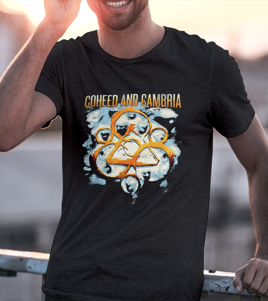 Coheed And Cambria Keywork Symbol With Artistic Texture T-Shirt