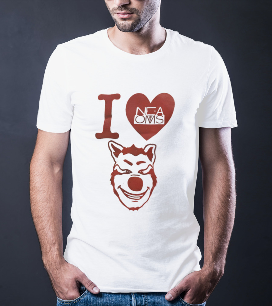 I Love NFAOMS Arkansas State Red Wolves Basketball T-Shirt