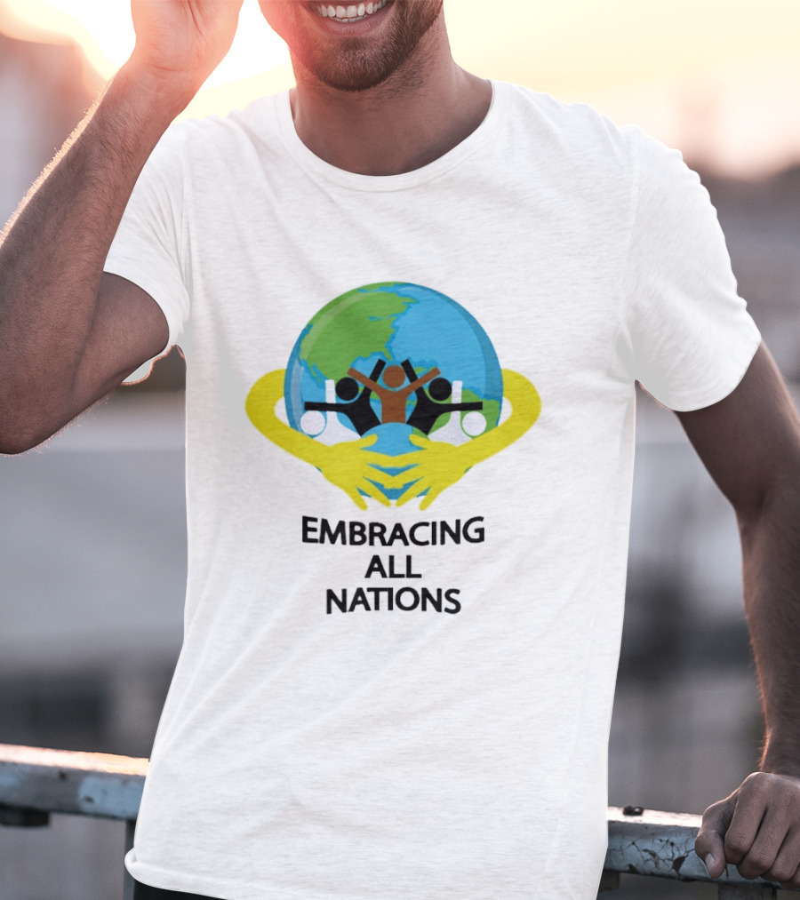 Embracing All Nations Global Unity 2026 T-Shirt