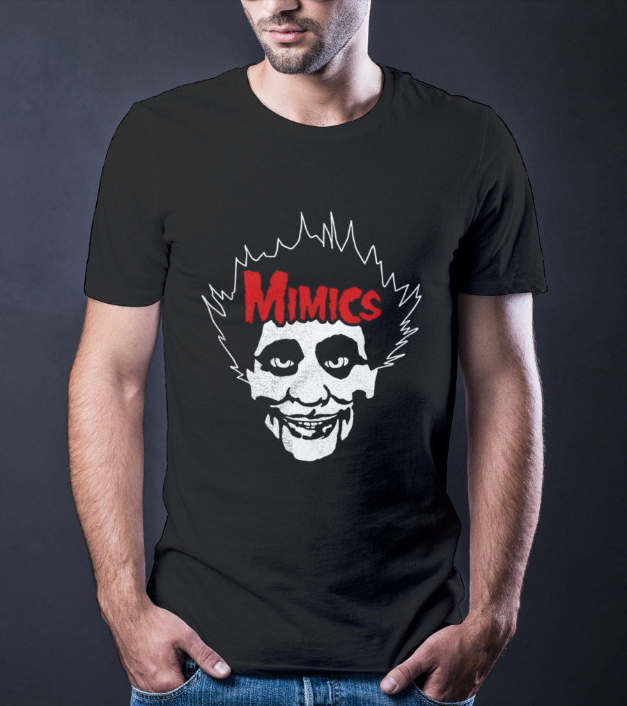 Mimics Fergus Joker Face Wild Hair T-Shirt