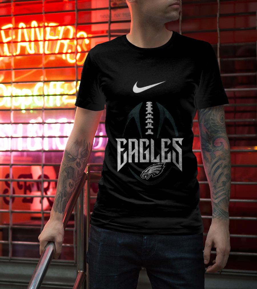 Nike Philadelphia Eagles Football Drag Racing T-Shirt