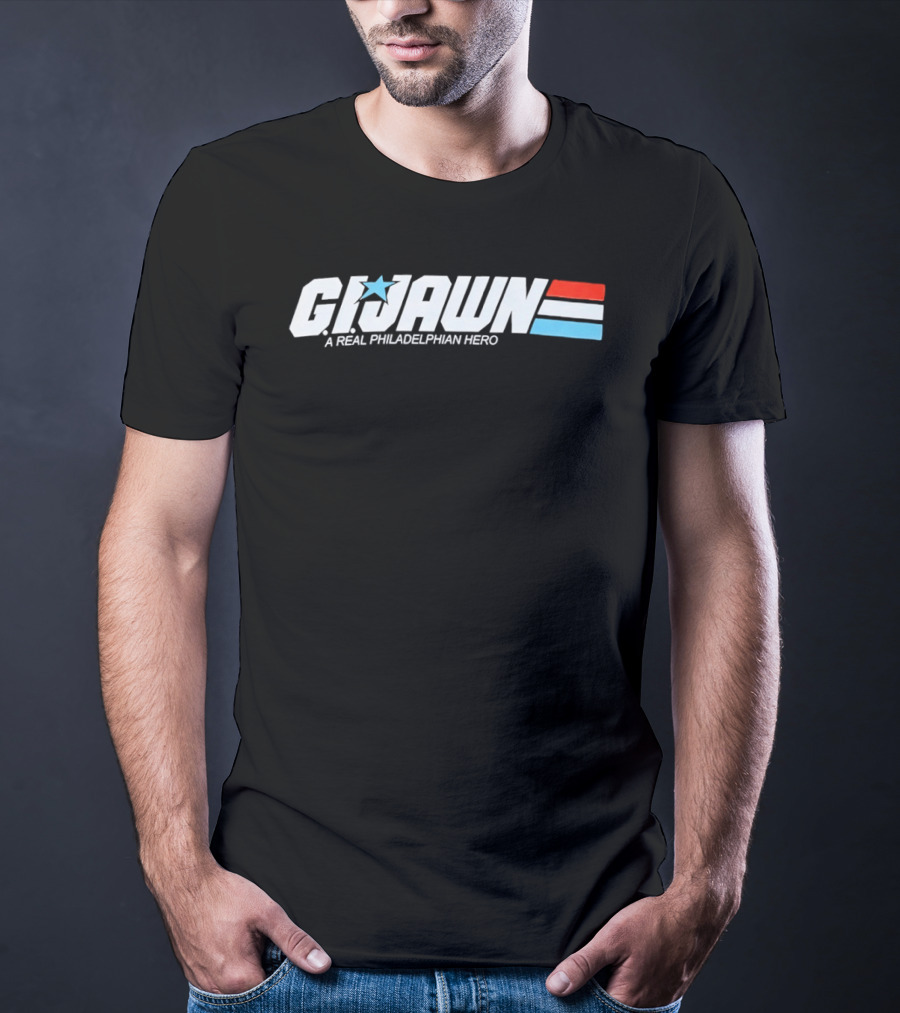 Gijawn A Real Philadelphian Hero Star Stripes T-Shirt