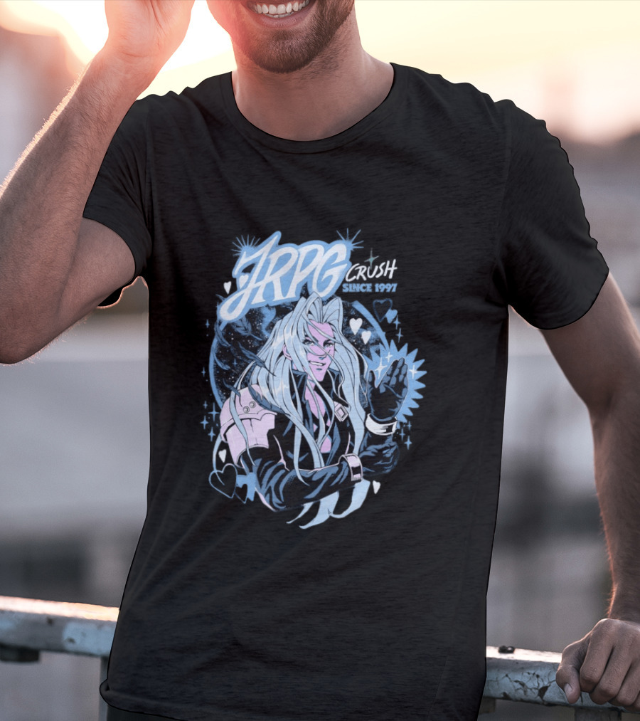 Sefikura JRPG Crush Iconic Character Tribute Since 1997 T-Shirt