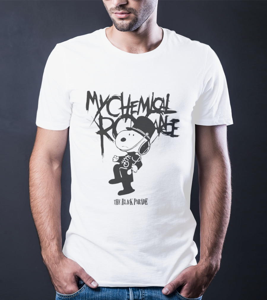 My Chemical Romance Snoopy The Black Parade Fan T-Shirt